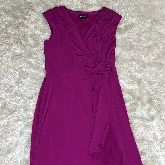 AB Studio Women’s Purple dress size large - Picture 2 of 7
